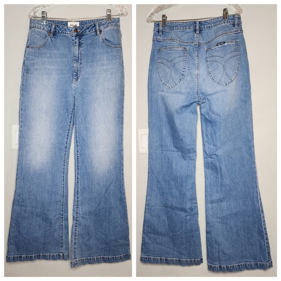 Rolla's Eastcoast High-Rise Flare Jeans Medium Wash Women's size 32 - Picture 8 of 16